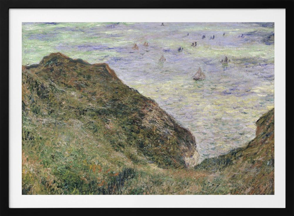 Claude Monet's View Over the Sea (1882) Famous Painting - Poster / Art Print