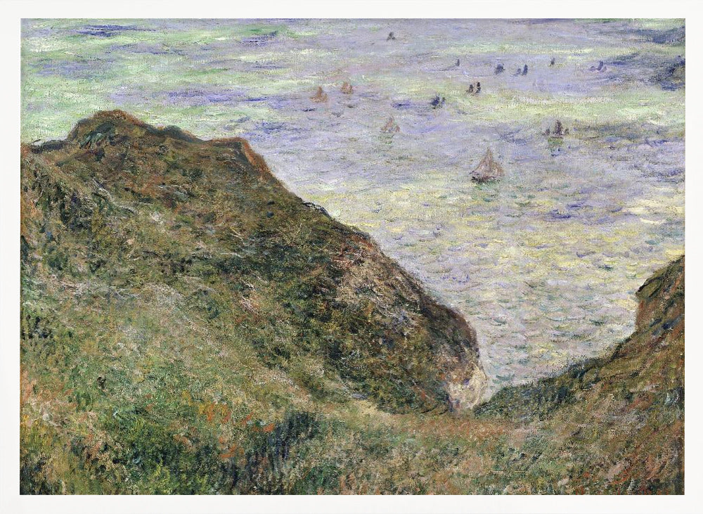 Claude Monet's View Over the Sea (1882) Famous Painting - Poster / Art Print