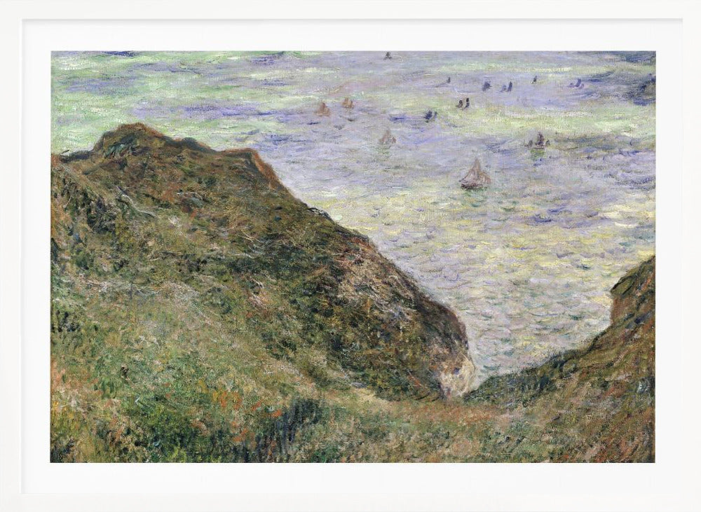 Claude Monet's View Over the Sea (1882) Famous Painting - Poster / Art Print