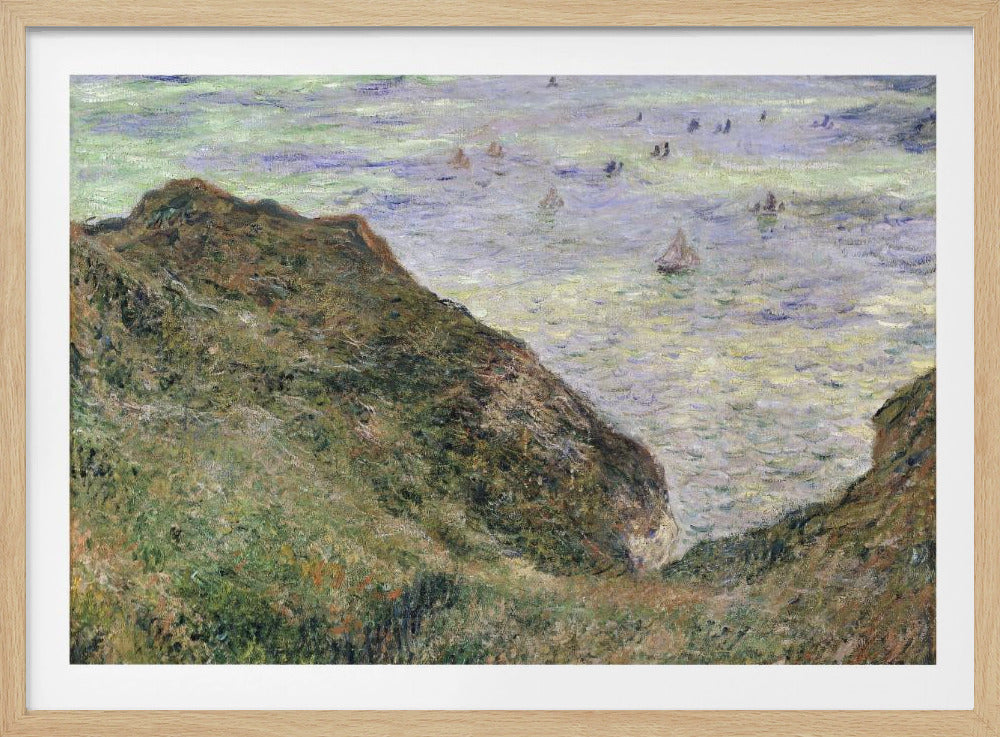 Claude Monet's View Over the Sea (1882) Famous Painting - Poster / Art Print