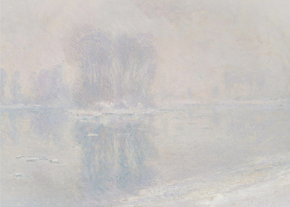Ice Floes (1893) By Claude Monet - Poster / Art Print