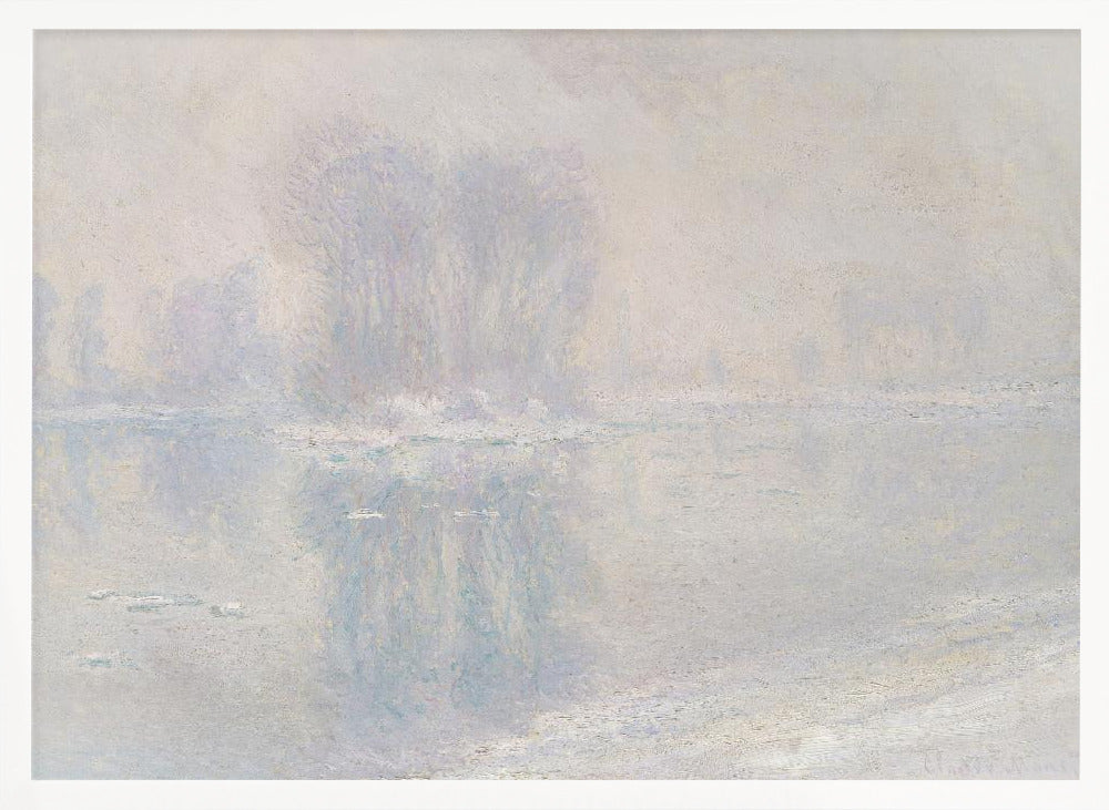 Ice Floes (1893) By Claude Monet - Poster / Art Print