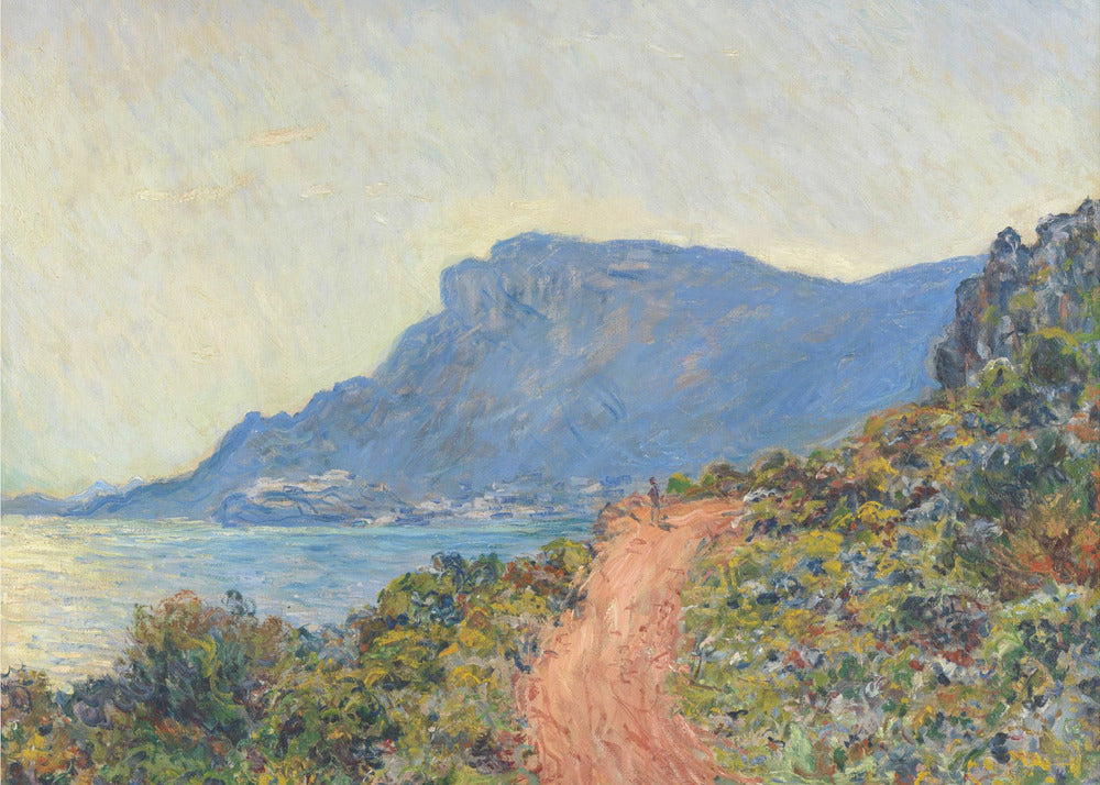 La Corniche Near Monaco (1884) By Claude Monet - Poster / Art Print