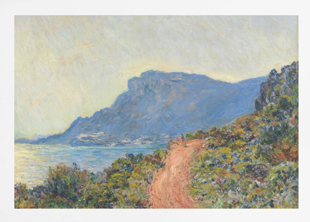 La Corniche Near Monaco (1884) By Claude Monet - Poster / Art Print