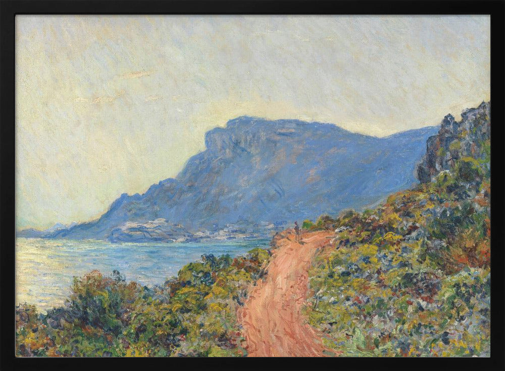 La Corniche Near Monaco (1884) By Claude Monet - Poster / Art Print