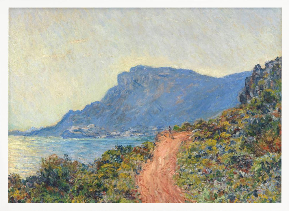 La Corniche Near Monaco (1884) By Claude Monet - Poster / Art Print