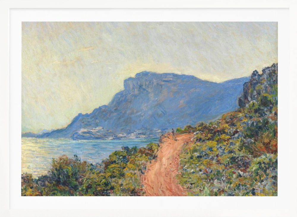 La Corniche Near Monaco (1884) By Claude Monet - Poster / Art Print