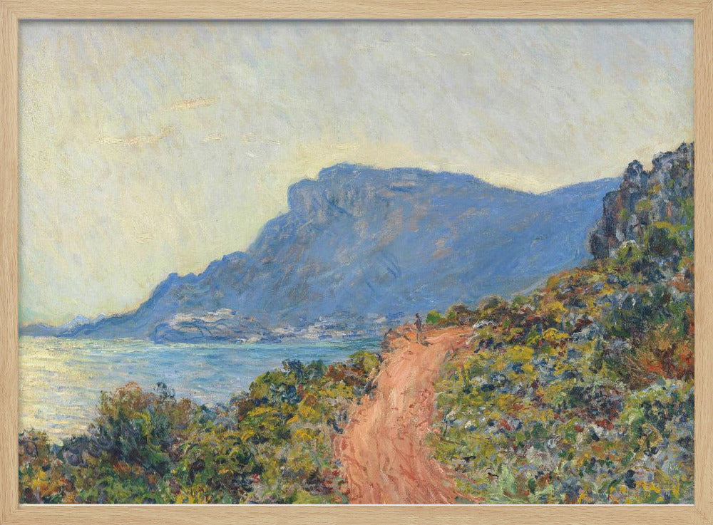 La Corniche Near Monaco (1884) By Claude Monet - Poster / Art Print