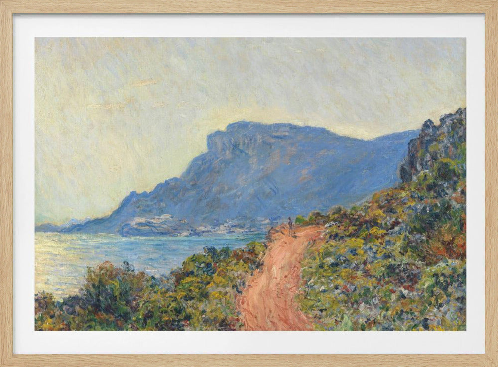 La Corniche Near Monaco (1884) By Claude Monet - Poster / Art Print