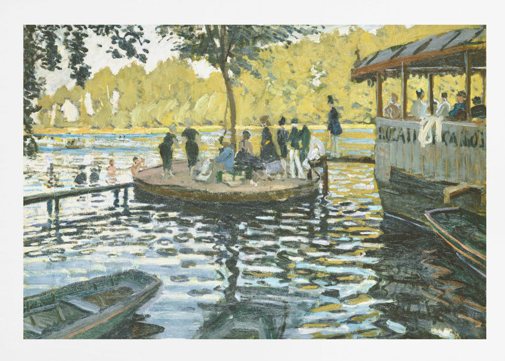 La Grenouillère (1869) By Claude Monet - Poster / Art Print