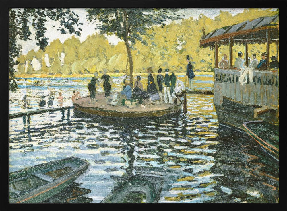 La Grenouillère (1869) By Claude Monet - Poster / Art Print
