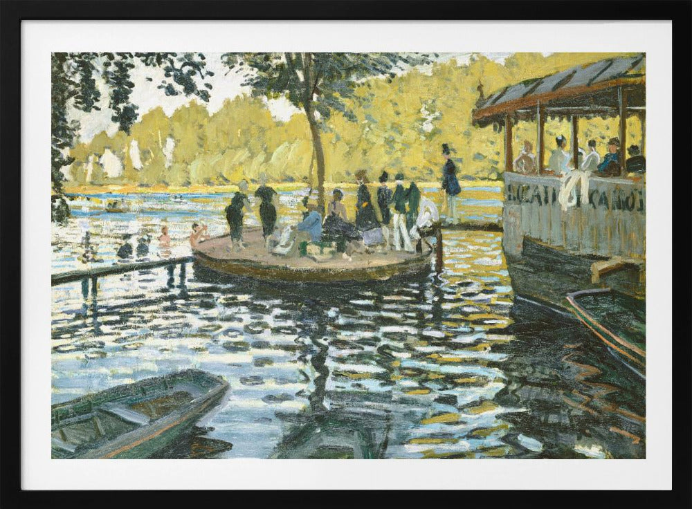 La Grenouillère (1869) By Claude Monet - Poster / Art Print