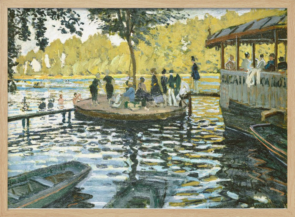 La Grenouillère (1869) By Claude Monet - Poster / Art Print