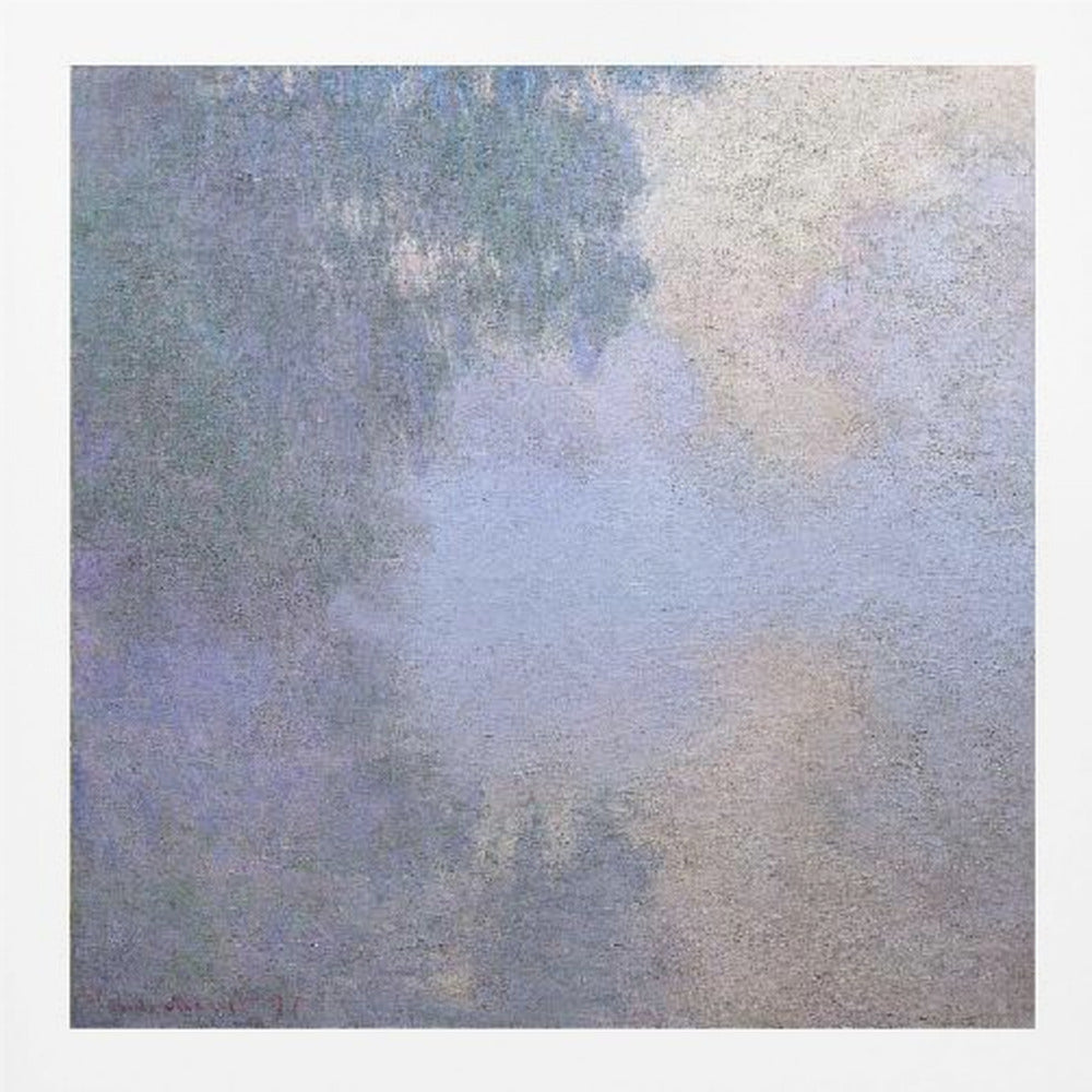 Morning On the Seine Near Giverny (1897) By Claude Monet - Poster / Art Print
