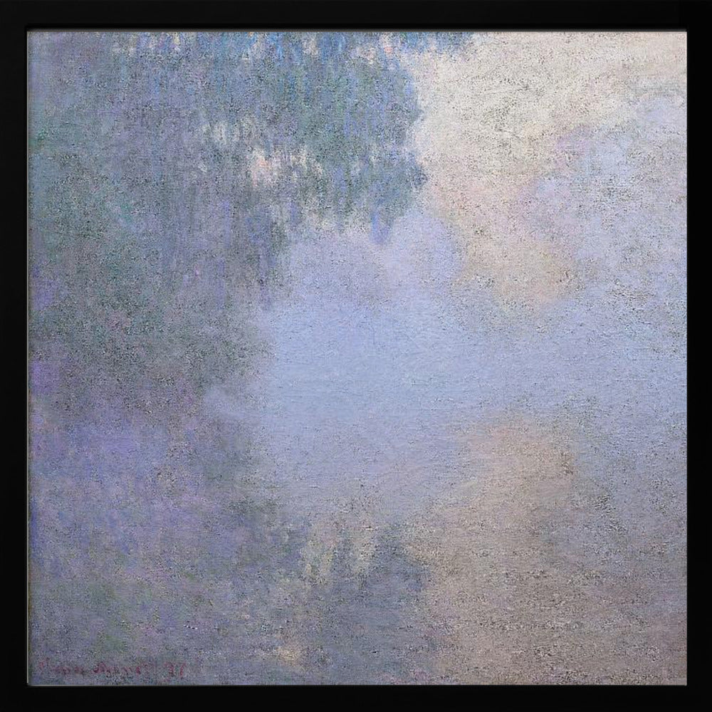 Morning On the Seine Near Giverny (1897) By Claude Monet - Poster / Art Print