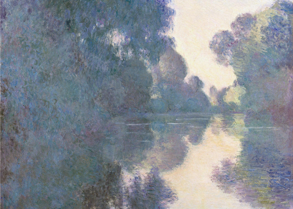 Morning On the Seine Near Giverny (1897) By Claude Monet - Poster / Art Print