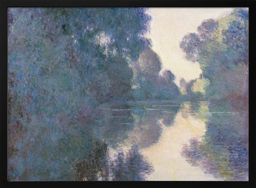 Morning On the Seine Near Giverny (1897) By Claude Monet - Poster / Art Print