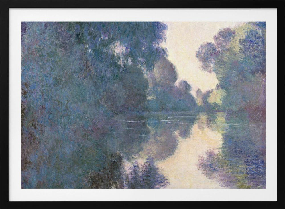 Morning On the Seine Near Giverny (1897) By Claude Monet - Poster / Art Print