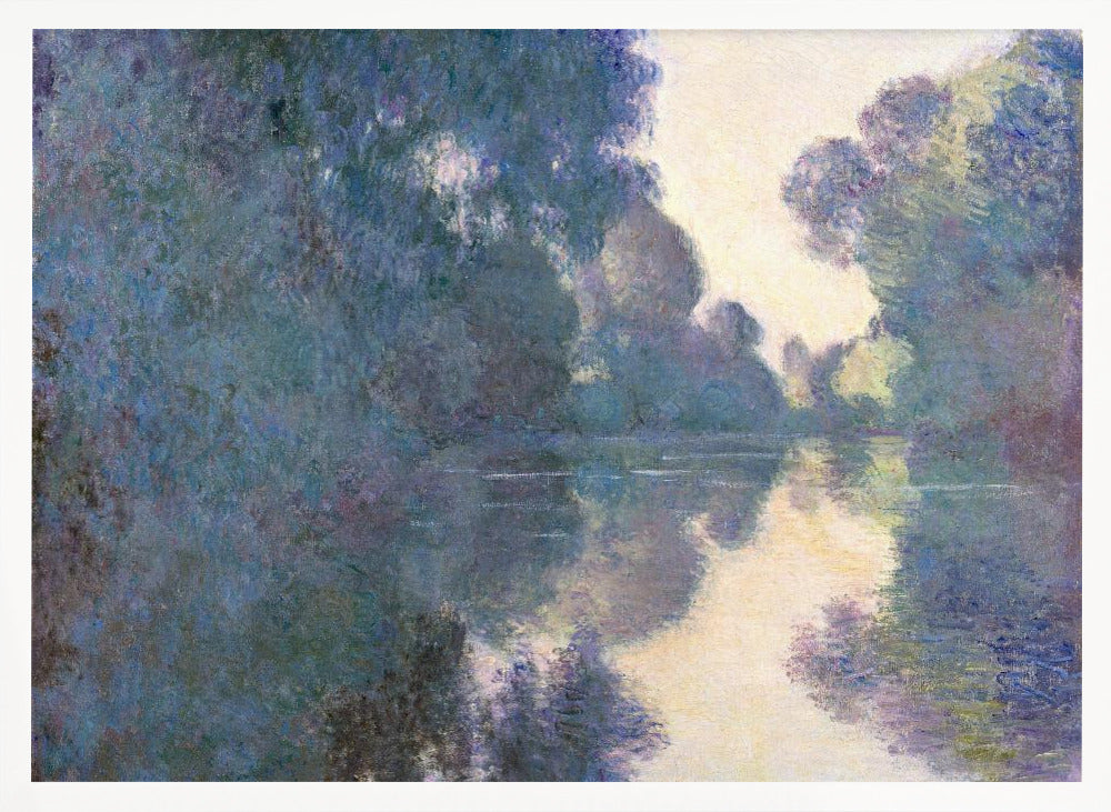 Morning On the Seine Near Giverny (1897) By Claude Monet - Poster / Art Print