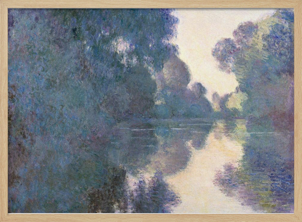 Morning On the Seine Near Giverny (1897) By Claude Monet - Poster / Art Print