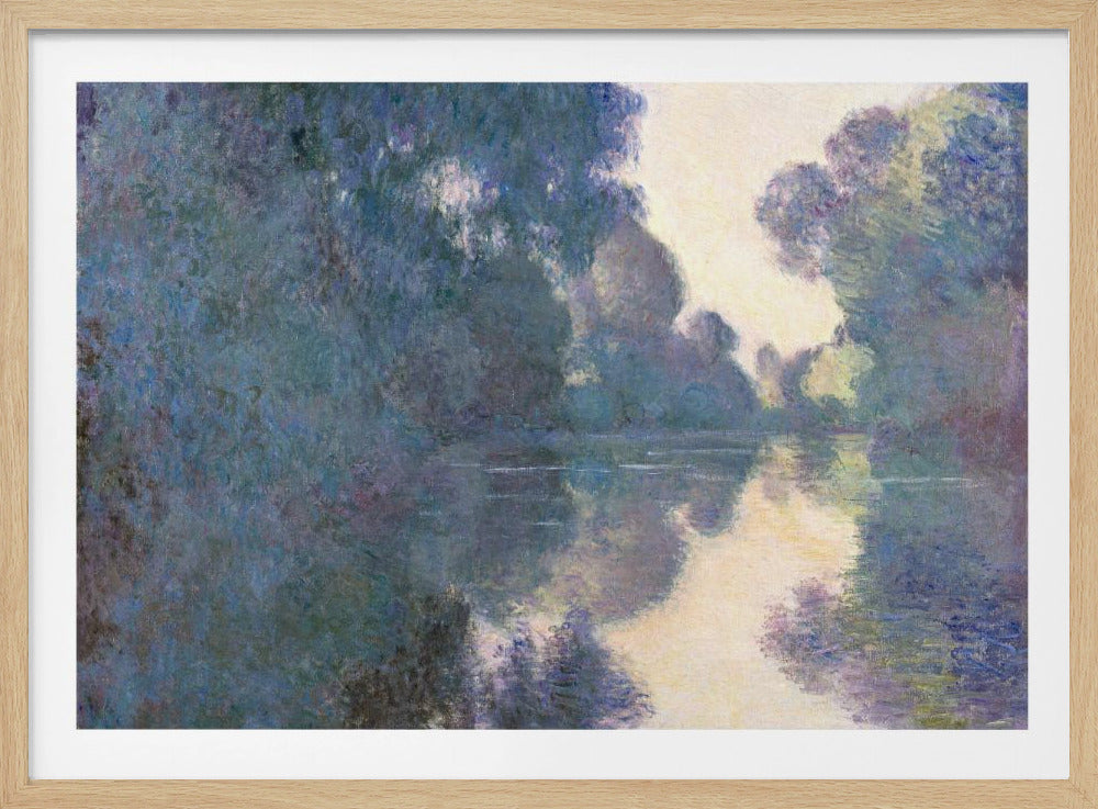 Morning On the Seine Near Giverny (1897) By Claude Monet - Poster / Art Print