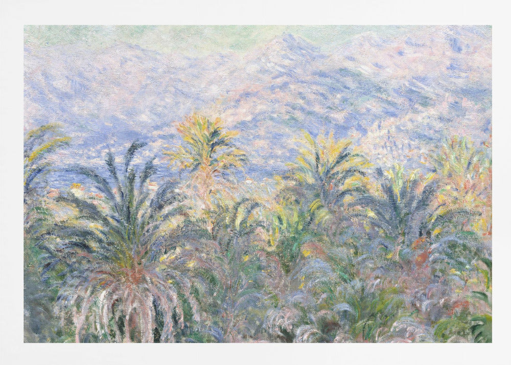 Palm Trees At Bordighera (1884) - Poster / Art Print