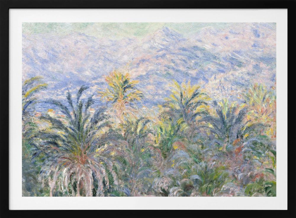 Palm Trees At Bordighera (1884) - Poster / Art Print