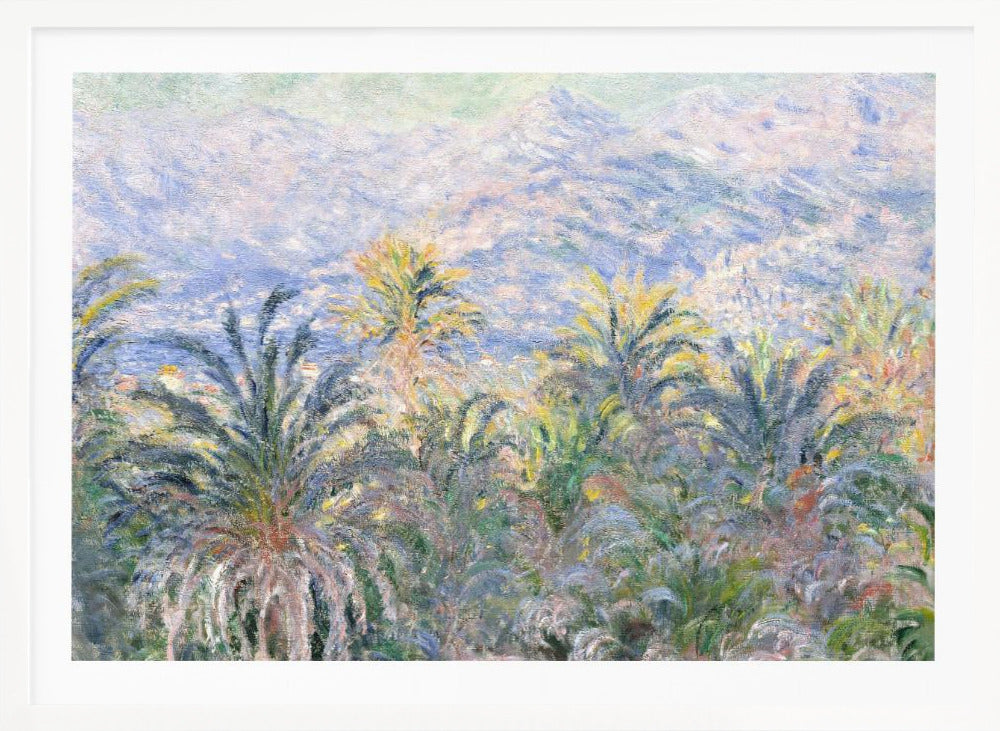 Palm Trees At Bordighera (1884) - Poster / Art Print