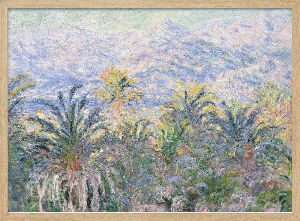 Palm Trees At Bordighera (1884) - Poster / Art Print