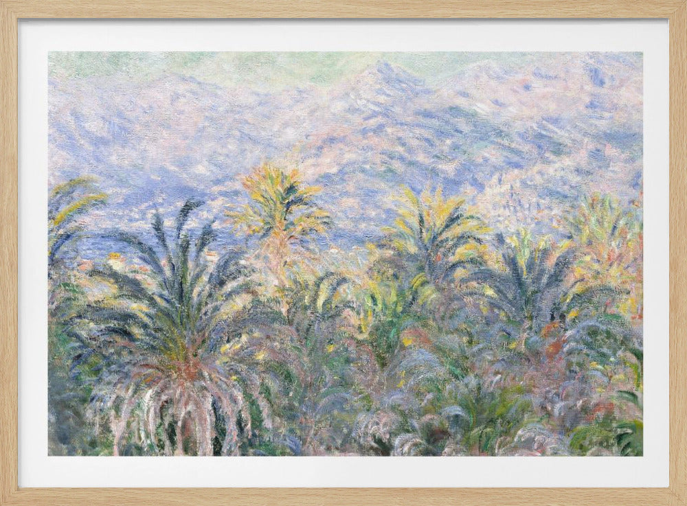 Palm Trees At Bordighera (1884) - Poster / Art Print