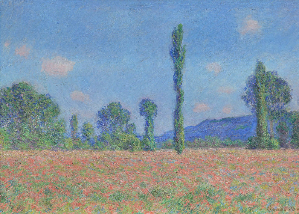 Poppy Field, Giverny (1890–1891) - Poster / Art Print