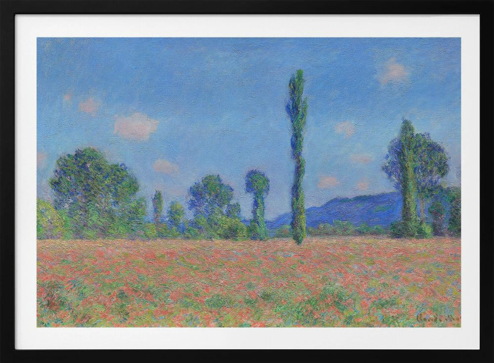 Poppy Field, Giverny (1890–1891) - Poster / Art Print