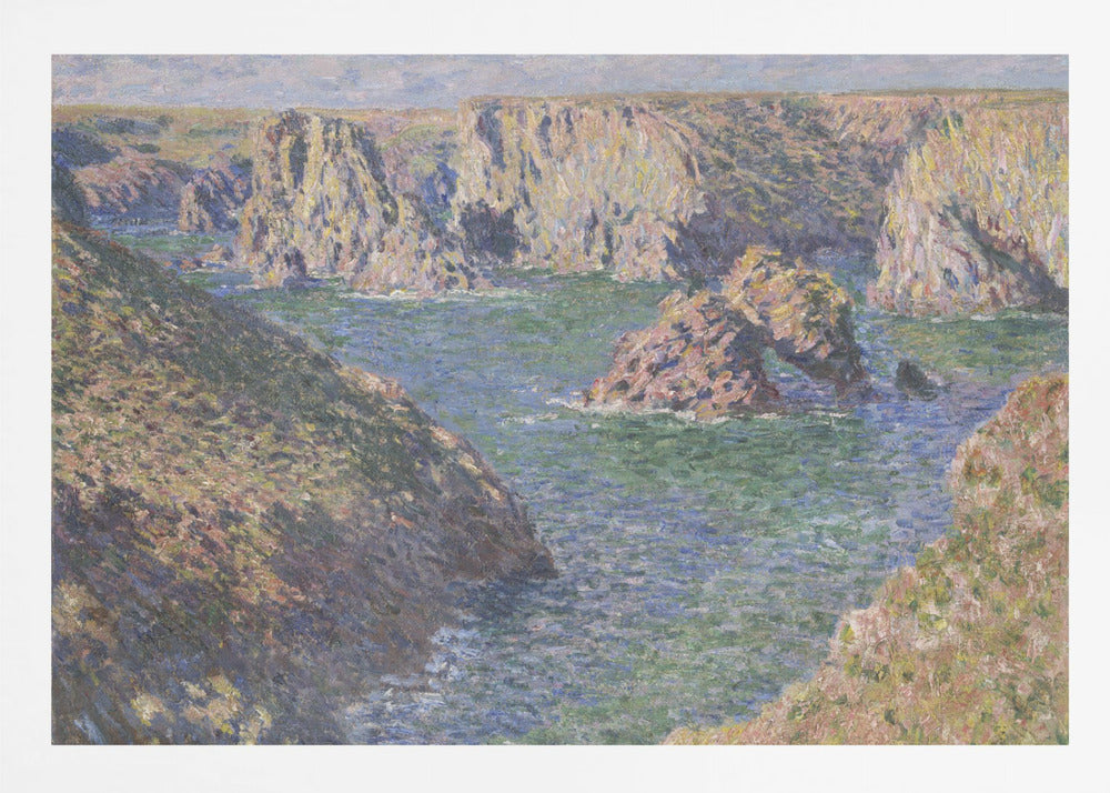 Port Domois, Belle Isle (1887) By Claude Monet - Poster / Art Print