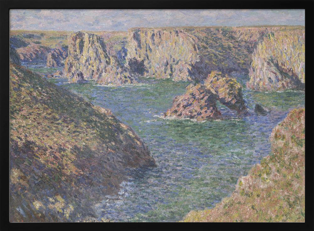 Port Domois, Belle Isle (1887) By Claude Monet - Poster / Art Print
