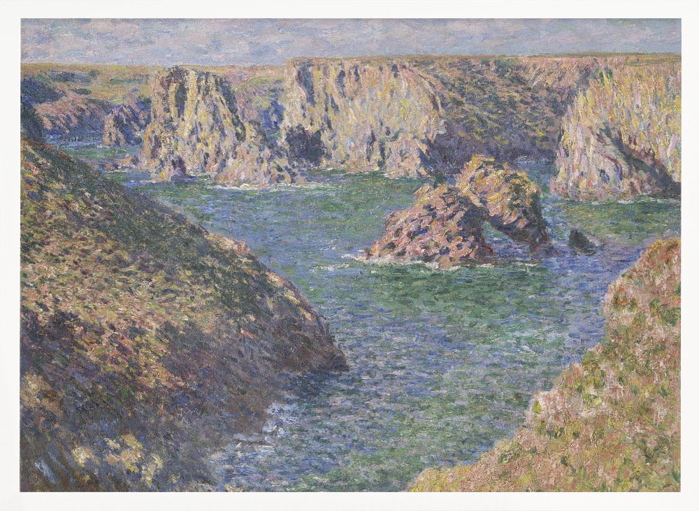 Port Domois, Belle Isle (1887) By Claude Monet - Poster / Art Print