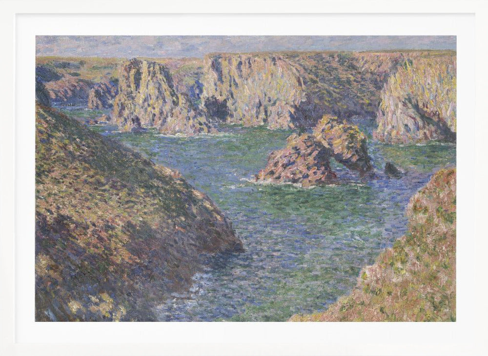 Port Domois, Belle Isle (1887) By Claude Monet - Poster / Art Print