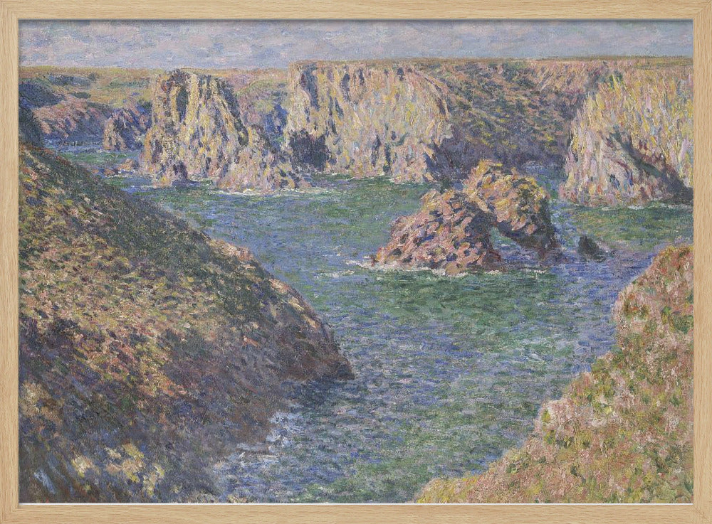 Port Domois, Belle Isle (1887) By Claude Monet - Poster / Art Print