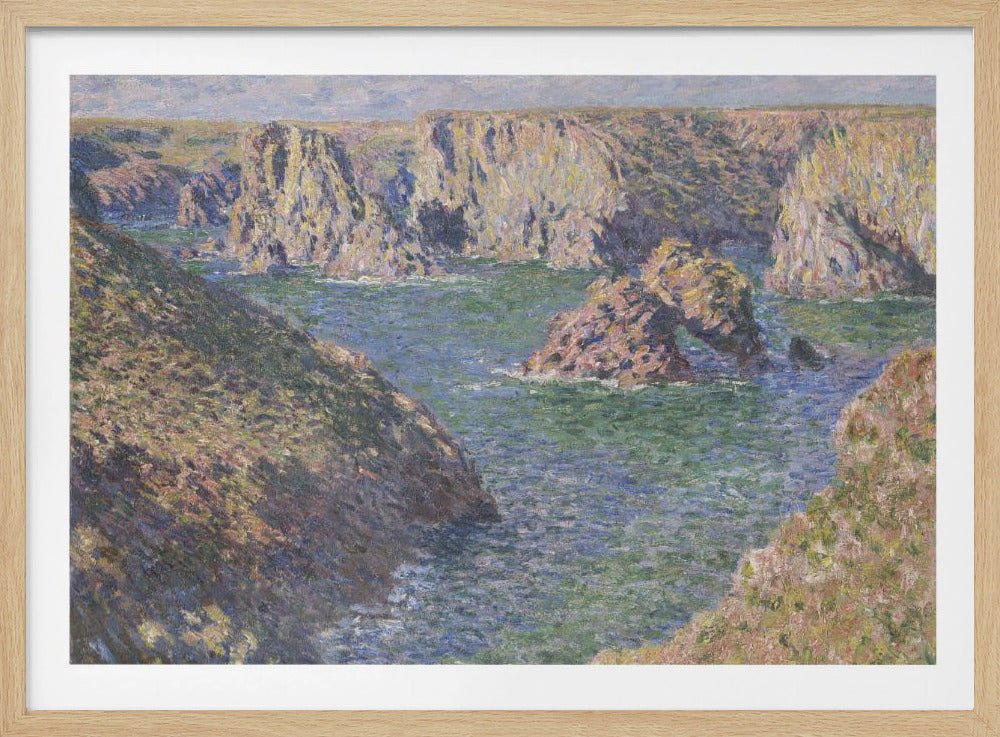Port Domois, Belle Isle (1887) By Claude Monet - Poster / Art Print