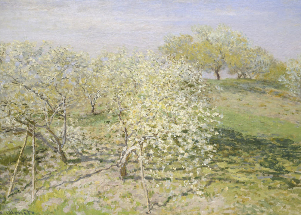 Spring (fruit Trees In Bloom) (1873) By Claude Monet - Poster / Art Print