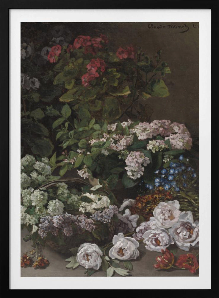 Spring Flowers (1864) By Claude Monet - Poster / Art Print