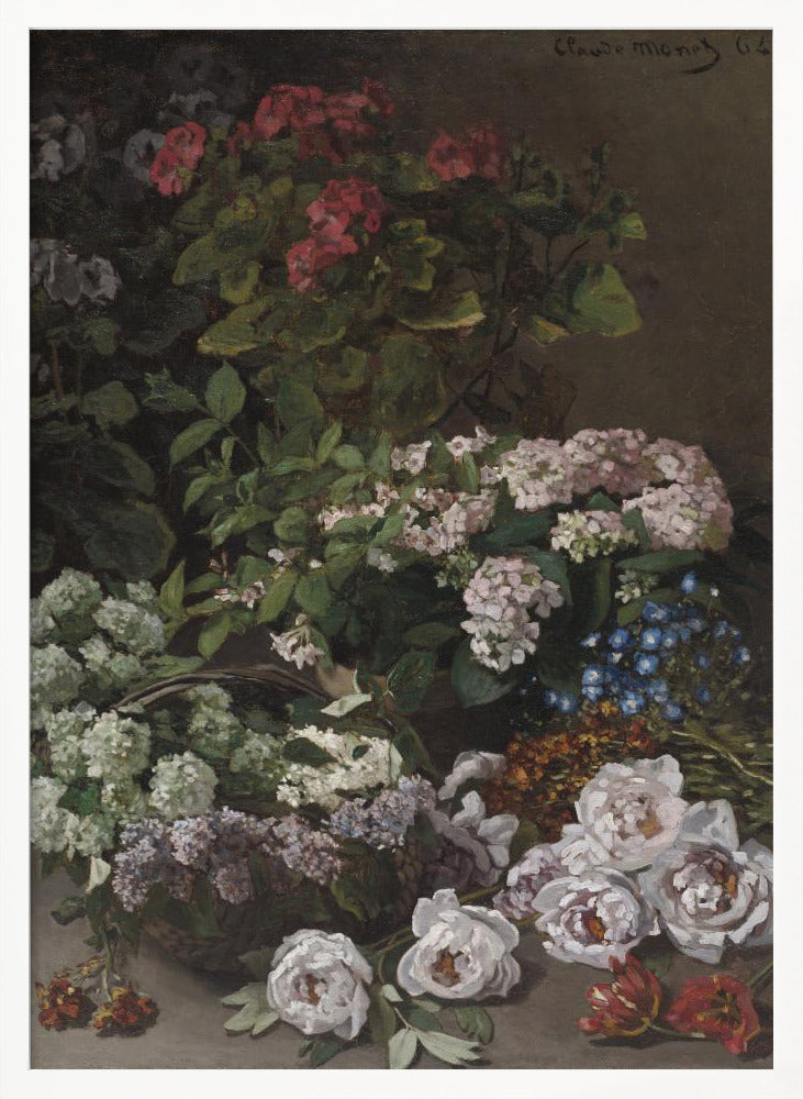Spring Flowers (1864) By Claude Monet - Poster / Art Print