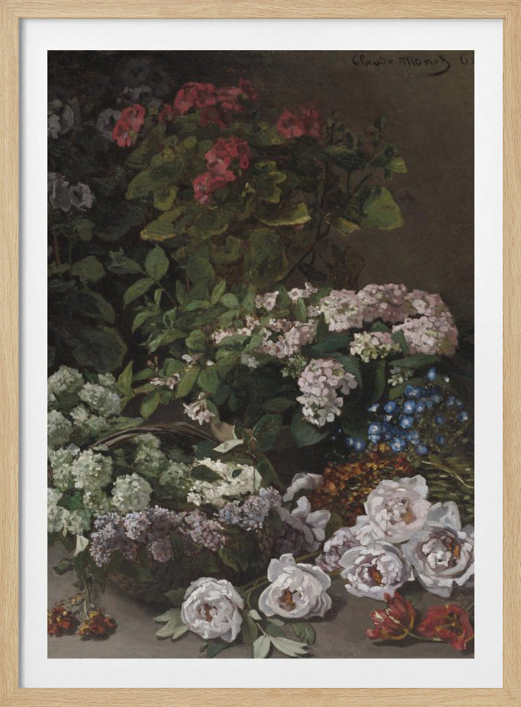 Spring Flowers (1864) By Claude Monet - Poster / Art Print