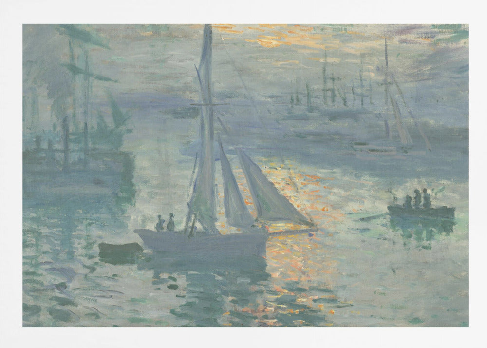 Sunrise (1873) By Claude Monet - Poster / Art Print