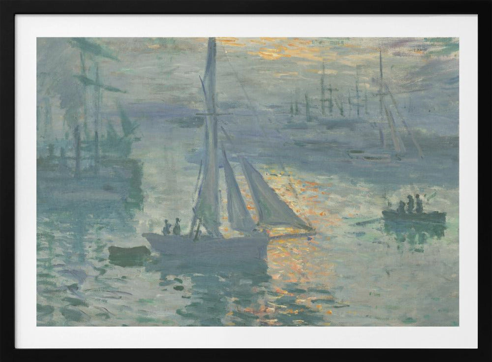 Sunrise (1873) By Claude Monet - Poster / Art Print