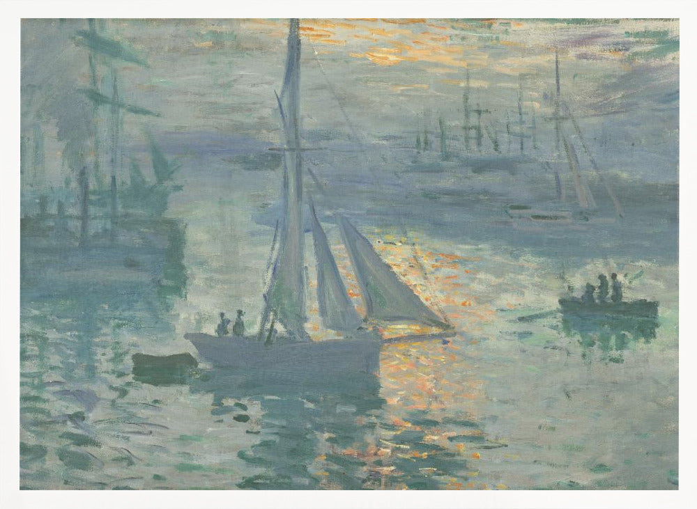 Sunrise (1873) By Claude Monet - Poster / Art Print