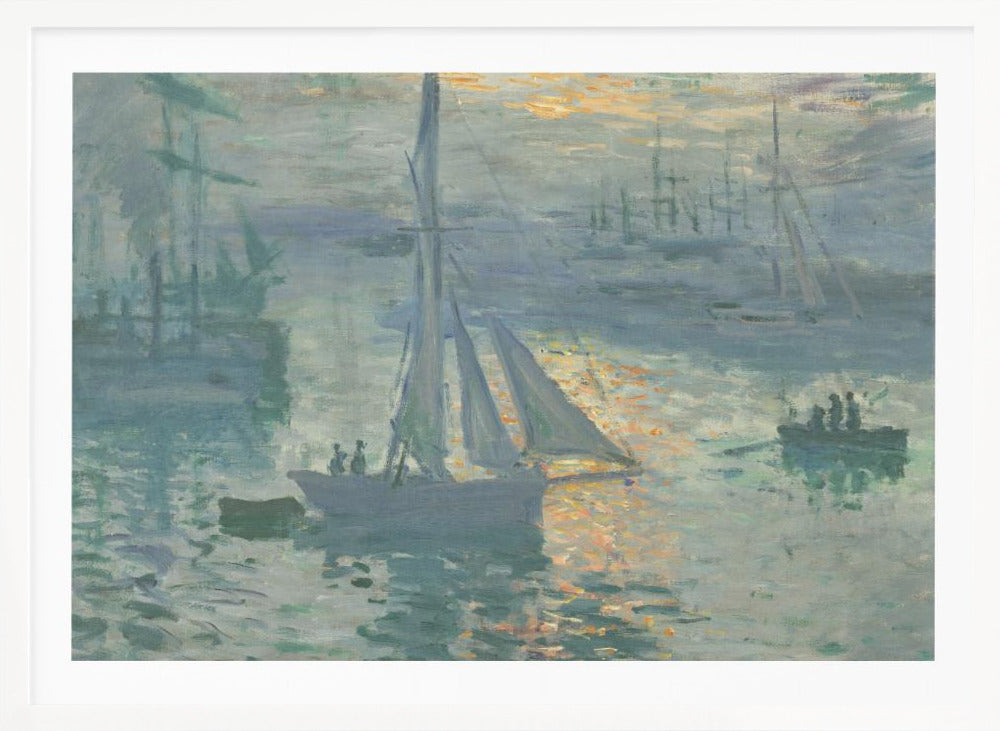 Sunrise (1873) By Claude Monet - Poster / Art Print