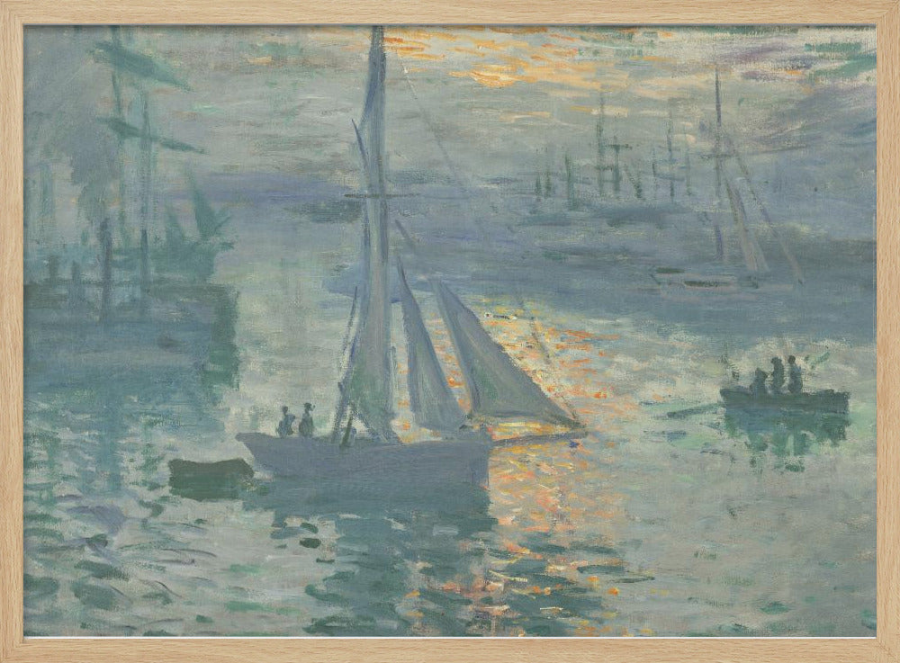 Sunrise (1873) By Claude Monet - Poster / Art Print