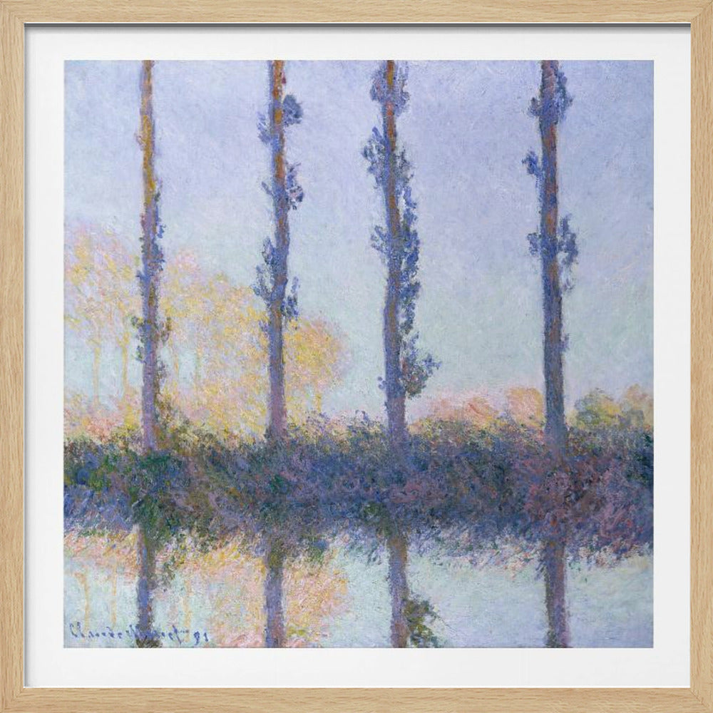 The Four Trees (1891) - Poster / Art Print