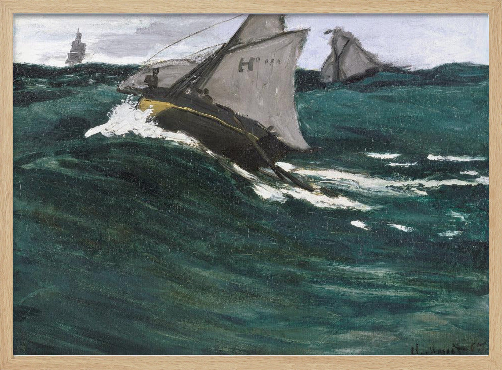 The Green Wave (1866–1867) - Poster / Art Print