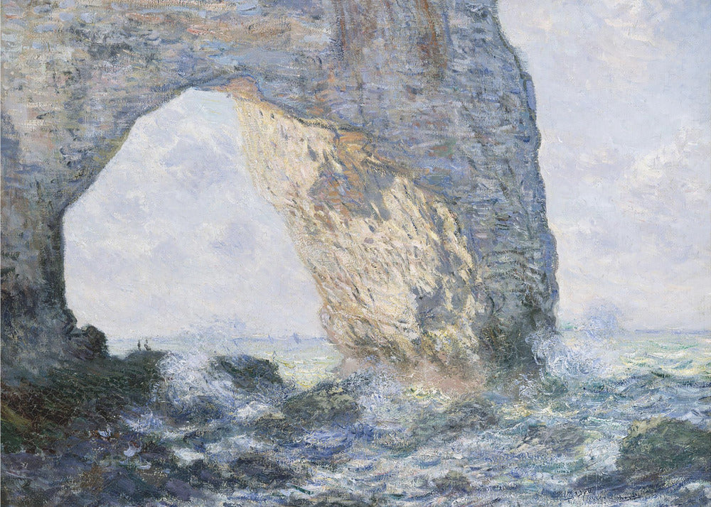 The Manneporte (Étretat) (1883) - Poster / Art Print